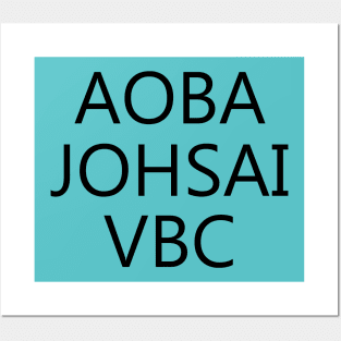 Aoba Johsai VBC Posters and Art